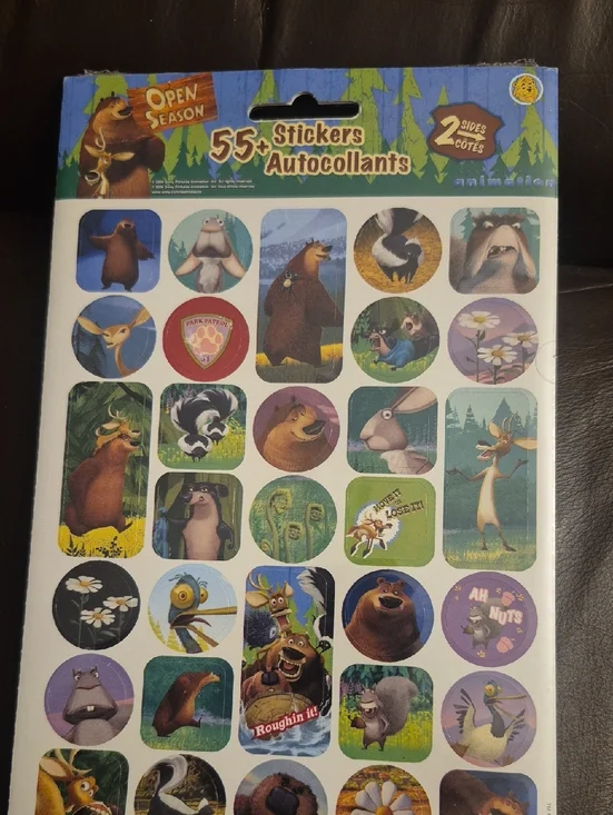Open Season Kids Sticker Pack - Multicolor - Picture 1 of 1
